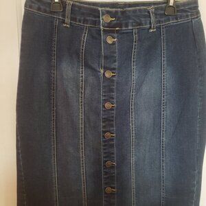 One 5 one Blue jean Skirt.